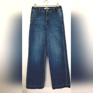 KanCan Blue Flare Wide Leg Jeans Medium Rise